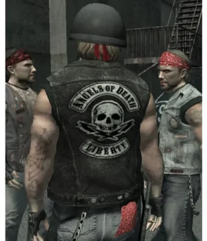  	GTA 4 Angels Of Death Liberty Black Leather Vest