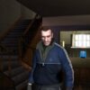 GTA IV Niko Bellic Blue Satin Bomber Jacket GTA IV Niko Bellic Blue Satin Bomber Jacket