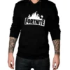  	Fortnite Logo Black Hoodie