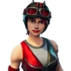  	Fortnite Chopper Skin Red and Black Leather Vest