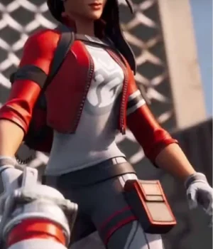  	Fortnite Chapter 2 Remedy Red Cropped Jacket