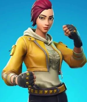  	Fortnite Shade Cropped Yellow Jacket