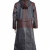 PUBG Brown and Grey Leather Coat With Hoodie PUBG Brown and Grey Leather Coat With Hoodie