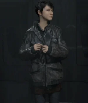  	Detroit Become Human Kara Bomber Leather Jacket