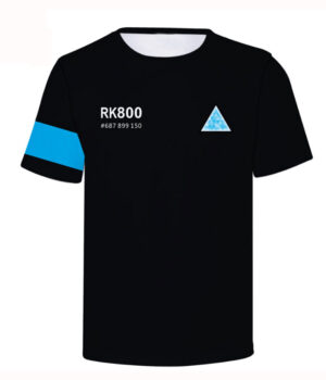  	Detroit Become Human Connor RK800 Black T-shirt