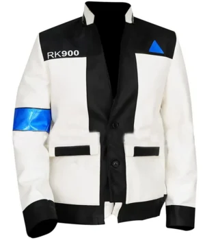  	Detroit Become Human Connor RK-900 White Jacket