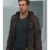  	Gavin Reed Detroit Become Human Brown Leather Jacket
