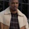  	Power Book II Ghost 2 Bit Faux Fur Brown Sherpa Jacket