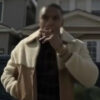  	Power Book II Ghost 2 Bit Faux Fur Brown Sherpa Jacket
