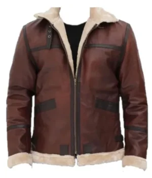  	Erin-SF Bomber Shearling Brown Jacket