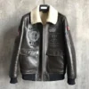  	Jonathan Brown Shearling G-1 Bomber Jacket