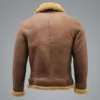  	Morris WW2 Brown SF Bomber Flying Leather Jacket