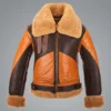  	Andrew Aviator RAF Two Tone Leather Jacket