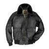  	Mark US Shearling Fur G-1 Bomber Flight Jacket