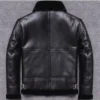 Gary Winter Shearling Fur Black Leather Jacket Gary Winter Shearling Fur Black Leather Jacket