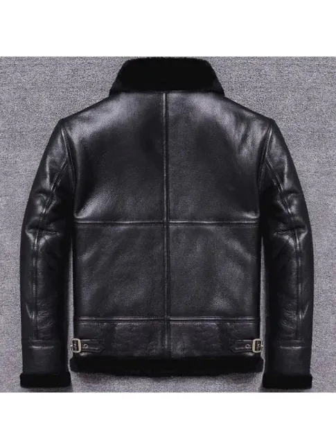Gary Winter Shearling Fur Black Leather Jacket Gary Winter Shearling Fur Black Leather Jacket