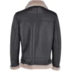 Nathan Shearling Fur Black Leather Jacket Nathan Shearling Fur Black Leather Jacket