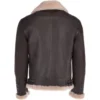  	David Brown Flying Shearling Leather Jacket