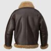 Aquaman Arthur Curry Brown Shearling Fur Leather Jacket Aquaman Arthur Curry Brown Shearling Fur Leather Jacket