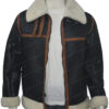  	Scott-SF Bomber Cargo Shearling Fur Jacket
