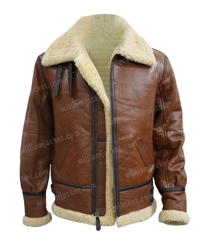 Power Book III Raising Kanan Lou Lou Brown Shearling Jacket Power Book III Raising Kanan Lou Lou Brown Shearling Jacket