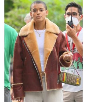  	Gossip Girl Julien Calloway Shearling Fur Jacket