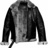  	Carl RAF Aviator SF Bomber Black Jacket