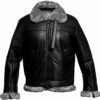  	Carl RAF Aviator SF Bomber Black Jacket