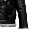 	Carl RAF Aviator SF Bomber Black Jacket