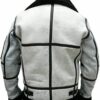  	Todd RAF SF Bomber Flight Aviator White Jacket