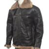  	Robin Sheepskin RAF Pilot WW2 Flying Bomber Jacket