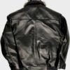 	Frank Sheepskin Black Jacket with Chinchilla Collar