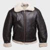 	Jackson-SF Aviator Shearling Leather Jacket