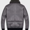  	Robinson Shearling Grey B2 Leather Jacket