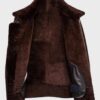 Shawn SF Brown Shearling Leather Jacket Shawn SF Brown Shearling Leather Jacket