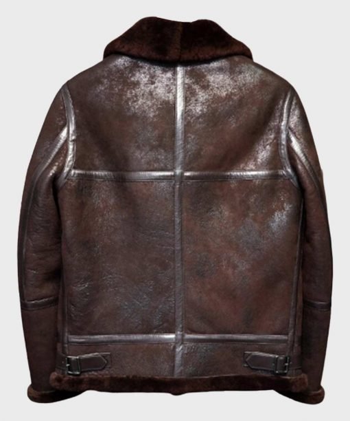 Shawn SF Brown Shearling Leather Jacket Shawn SF Brown Shearling Leather Jacket