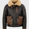 Jones-SF Shearling Bomber Black Jacket Jones-SF Shearling Bomber Black Jacket