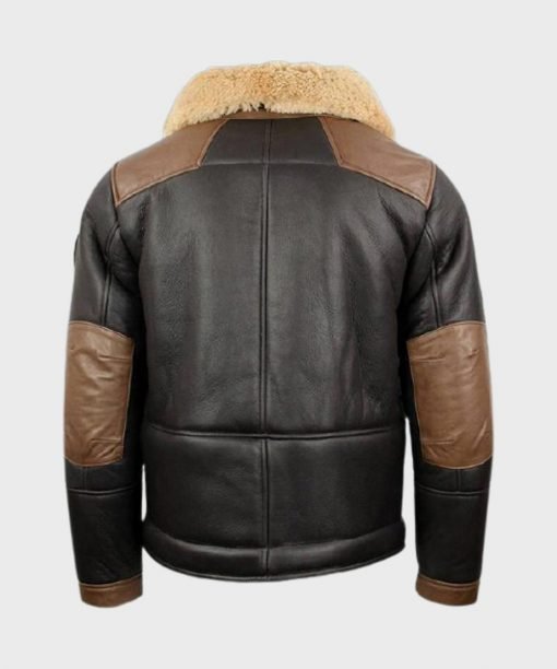 Jones-SF Shearling Bomber Black Jacket Jones-SF Shearling Bomber Black Jacket