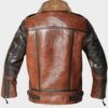  	Thompson Distressed Shearling Aviator SF Jacket