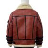  	Drew Aviator B6 Sheepskin Bomber Leather Jacket