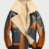  	Sheepskin Miller Shearling Bomber Jacket