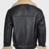  	Erik Shearling Black Sheepskin Leather Jacket