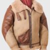  	Watson Tan Flying SF Shearling Light Brown Jacket