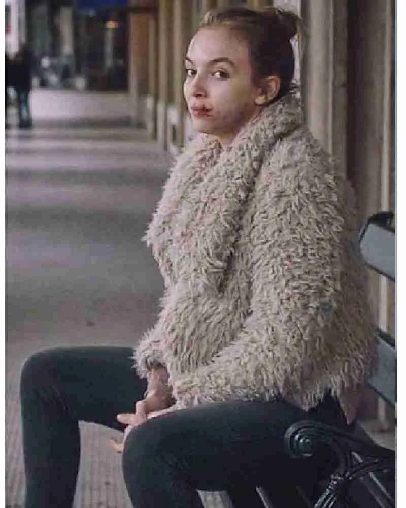 Killing Eve Villanelle Fur Jacket Killing Eve Villanelle Fur Jacket