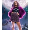  	Monster High The Movie Clawdeen Wolf Purple Fur Jacket