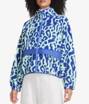  	Legacies Lizzie Saltzman Blue Leopard Jacket