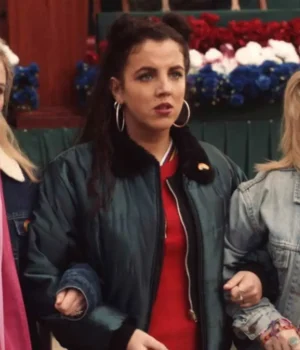  	Derry Girls Michelle Mallon Black Fur Collar Jacket
