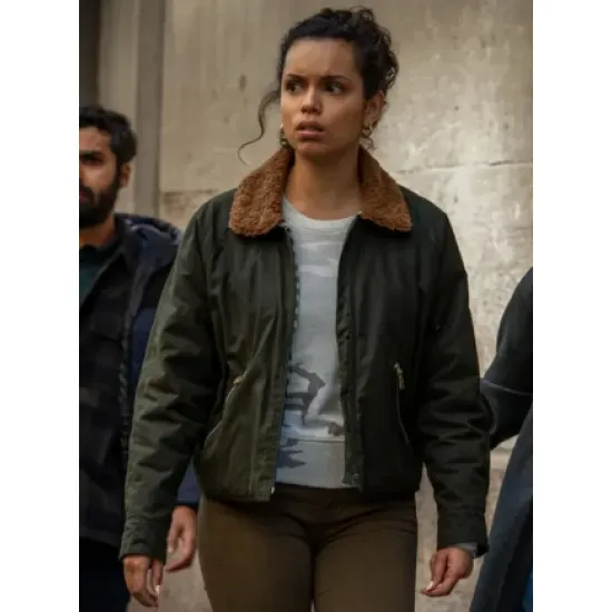 Suspicion Natalie Thompson Fur Collar Jacket Suspicion Natalie Thompson Fur Collar Jacket