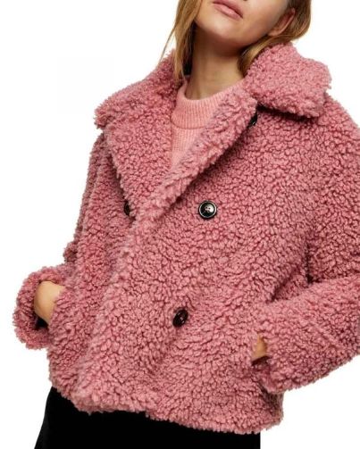 The Young and The Restless Faith Newman Pink Sherpa Jacket The Young and The Restless Faith Newman Pink Sherpa Jacket