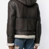  	Brittany Faith Connexion Reversible Shearling Hooded Jacket